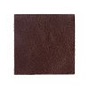 Лейбл кожаный Beta Quadrato, M, коричневый с нанесением логотипа