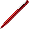 Ручка шариковая Scribo, красная с нанесением логотипа