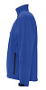Куртка мужская на молнии RELAX 340, ярко-синяя с нанесением логотипа