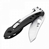 Нож Skeletool KBX, стальной с черным с нанесением логотипа