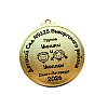 Медаль с гравировкой Детский сад №125 Выборгского района с нанесением логотипа