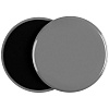 Набор фитнес-дисков Gliss, серый с нанесением логотипа