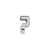 Элемент брелка-конструтора «Знак вопроса» с нанесением логотипа