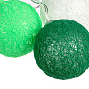 Гирлянда Filamenta, зеленая с нанесением логотипа