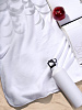 Флисовый плед Warm&Peace, белый с нанесением логотипа