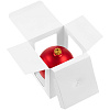 Елочный шар Gala Matt в коробке, 10 см, красный с нанесением логотипа