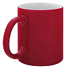 Кружка «Хамелеон» ver.2, матовая, красная с нанесением логотипа