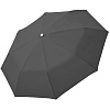Зонт складной Fiber Alu Light, черный с нанесением логотипа
