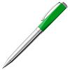 Ручка шариковая Bison, зеленая с нанесением логотипа