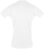 Рубашка поло женская PERFECT WOMEN 180 белая с нанесением логотипа