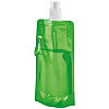 Складная бутылка HandHeld, зеленая с нанесением логотипа