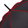 Зонт-трость Seam, красный с нанесением логотипа