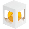 Елочный шар Gala Night в коробке, золотистый, 6 см с нанесением логотипа