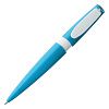 Ручка шариковая Calypso, голубая с нанесением логотипа
