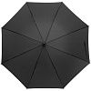 Зонт-трость Glasgow, черный с нанесением логотипа
