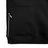 Худи Oversize Pockets, черное с нанесением логотипа
