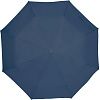 Зонт складной Silverlake, синий с серебристым с нанесением логотипа