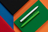 Ручка шариковая Swiper SQ Soft Touch, зеленая с нанесением логотипа