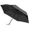 Зонт складной Luft Trek, черный с нанесением логотипа