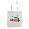 Холщовая сумка Suprematism, молочно-белая с нанесением логотипа