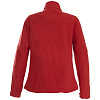 Куртка софтшелл женская TRIAL LADY, красная с нанесением логотипа