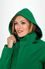 Куртка на стеганой подкладке Robyn, зеленая с нанесением логотипа