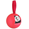 Шарик-антистресс с пожеланием «Панда», розовый с нанесением логотипа