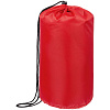 Спальный мешок Capsula, красный с нанесением логотипа
