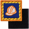 Шеврон на липучке «Каска» с нанесением логотипа