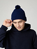 Шапка Nordvik, темно-синяя с нанесением логотипа