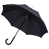 Зонт-трость E.703, черный с нанесением логотипа