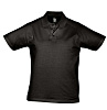Рубашка поло мужская Prescott Men 170, черная с нанесением логотипа