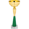 Кубок Kudos, средний, зеленый с нанесением логотипа
