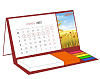 Календарь настольный на заказ Sticky, с блоком 50 листов с нанесением логотипа