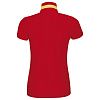 Рубашка поло PATRIOT WOMEN, красная с нанесением логотипа