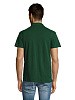 Рубашка поло мужская SUMMER 170, темно-зеленая с нанесением логотипа