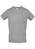 Футболка E150 серый меланж с нанесением логотипа