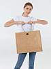 Холщовая сумка на плечо Grocery с нанесением логотипа