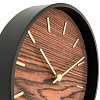 Часы настенные Echo, палисандр с нанесением логотипа