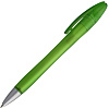 Ручка шариковая Moon, зеленая с нанесением логотипа