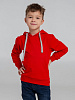 Толстовка с капюшоном детская Kirenga Kids, красная с нанесением логотипа