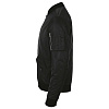Куртка бомбер унисекс REBEL, черная с нанесением логотипа