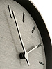 Часы настенные Beam, черное дерево с нанесением логотипа