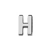 Элемент брелка-конструктора «Буква Н» с нанесением логотипа