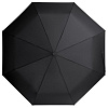 Складной зонт Hogg Trek, черный с нанесением логотипа