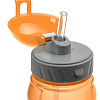 Бутылка для воды Aquarius, оранжевая с нанесением логотипа