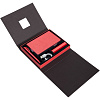 Коробка Plus, черная с красным с нанесением логотипа
