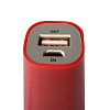 Внешний аккумулятор Easy Shape 2000 мАч, красный с нанесением логотипа