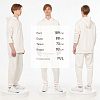 Джоггеры J2, молочно-белые с нанесением логотипа