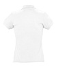 Рубашка поло женская PASSION 170, белая с нанесением логотипа
